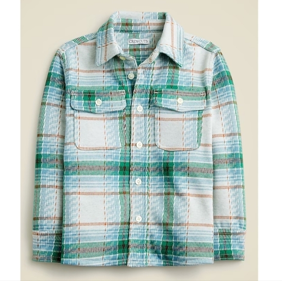 Crewcuts Other - NWT CREWCUTS Long sleeve Sea Board plaid shirt size 6 kids